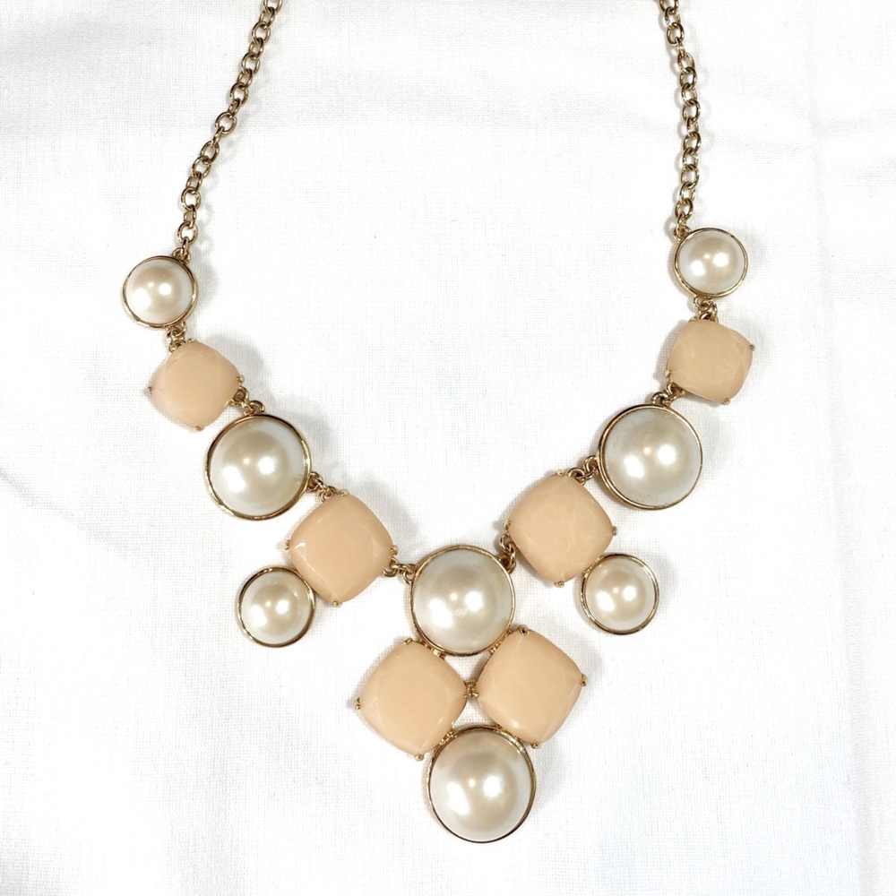 Kate Spade Pearl and Gem Statement Necklace